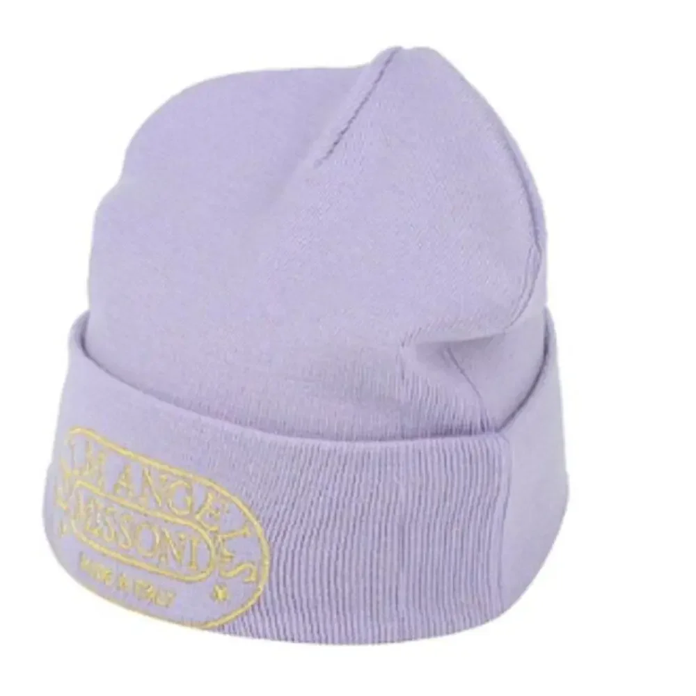 Palm Angels x Missoni embroidered Wool Beanie Lilac